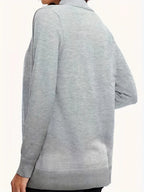 Open Front Long Sleeve Sweater Cardigan (25)