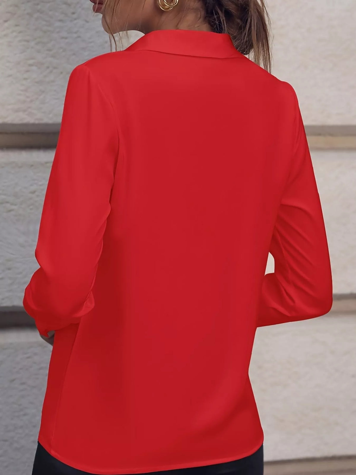 Long Sleeve Satin Blouse (17)