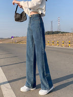 Wide Leg Jeans Bottom Baggy Denim Pants Trousers photo 1