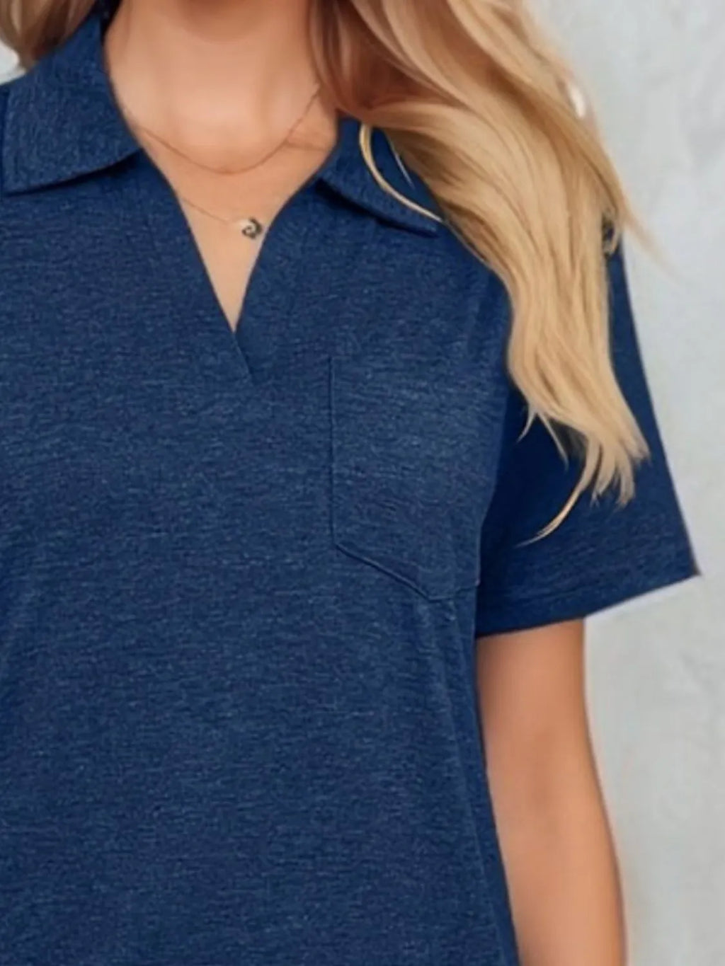 Johnny Collar Short Sleeve Top (20)