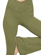 V-waist Bootcut Long Pants (23)
