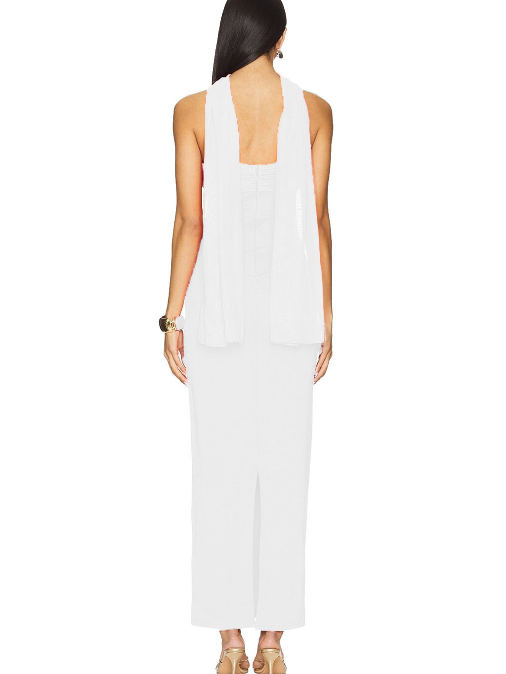 Ruched Tube Maxi Dress (16)