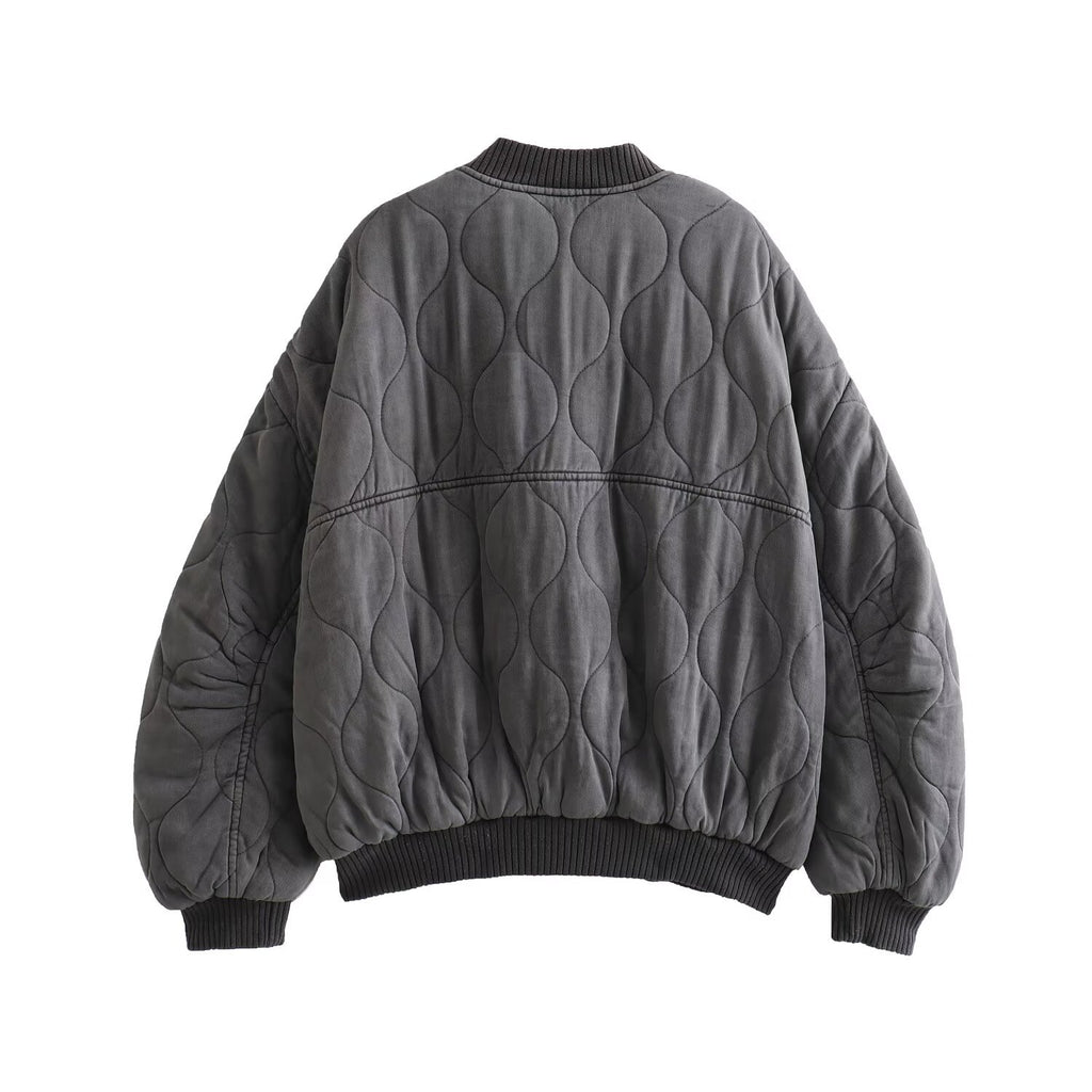 Wadded Jacket Loose photo 17