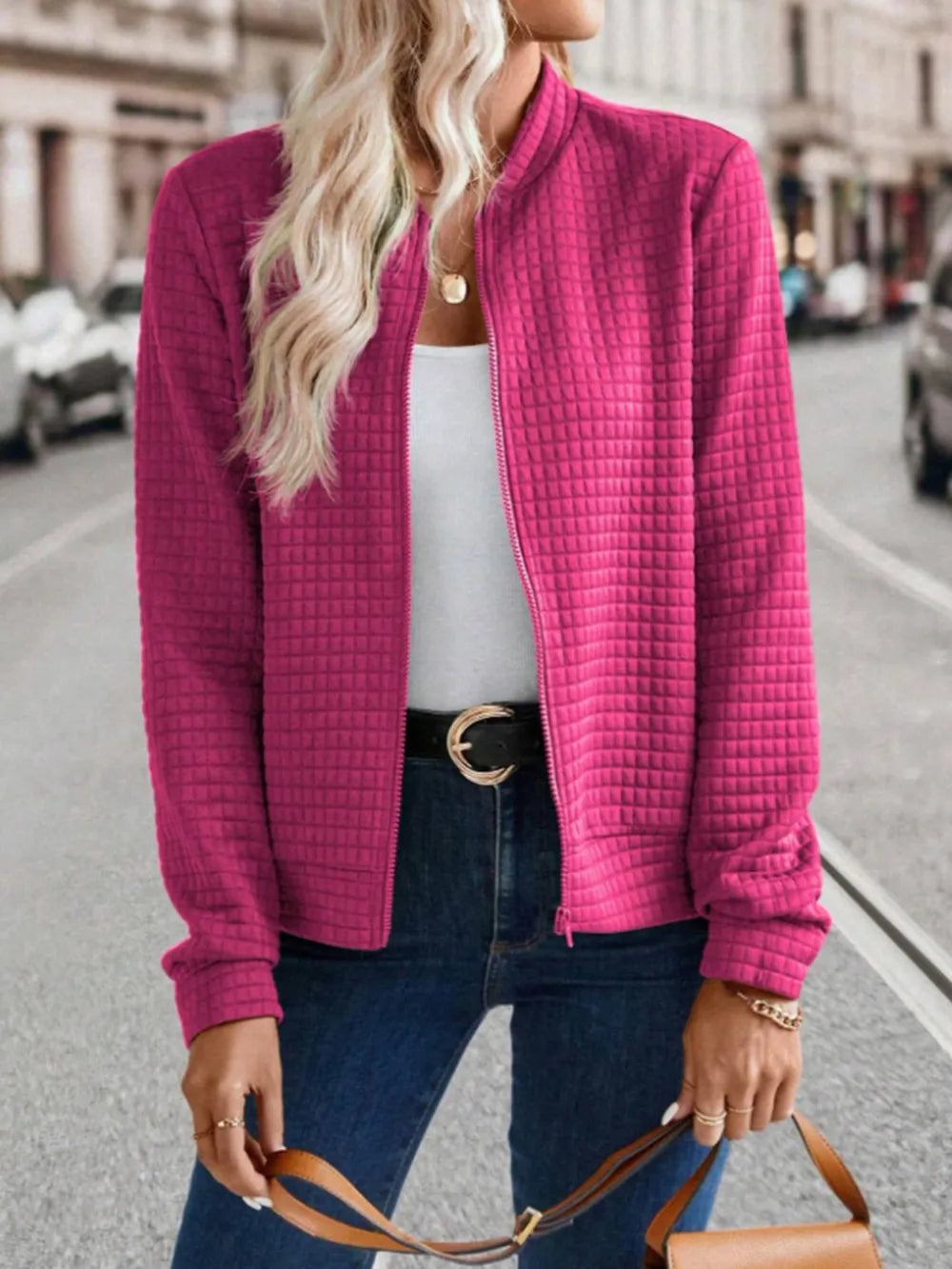 Zip Up Long Sleeve Jacket (15)