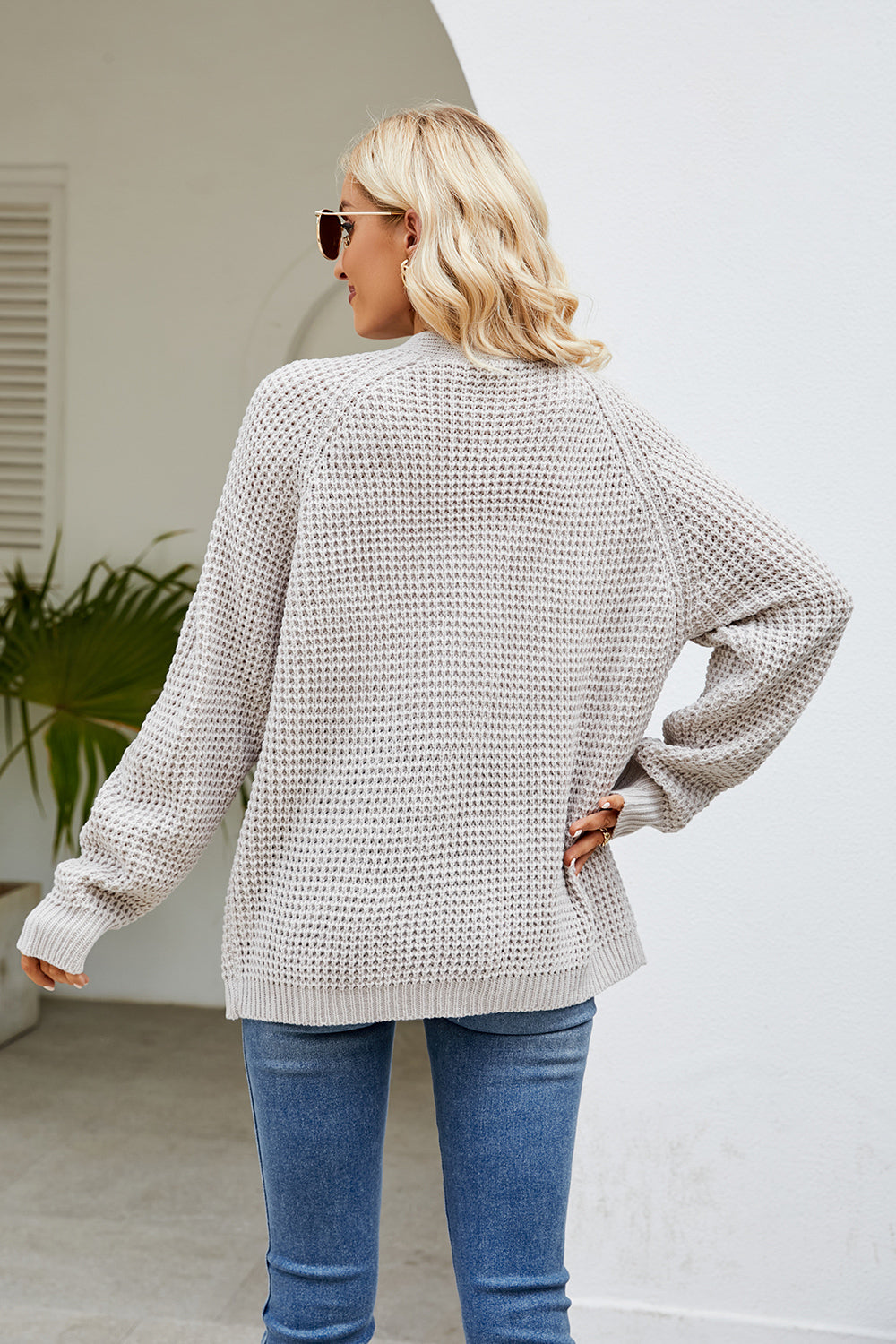 Open Front Long Sleeve Cardigan Pockets (7)