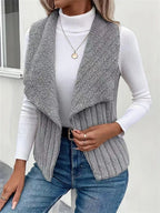 Open Front Fuzzy Vest Coat (11)