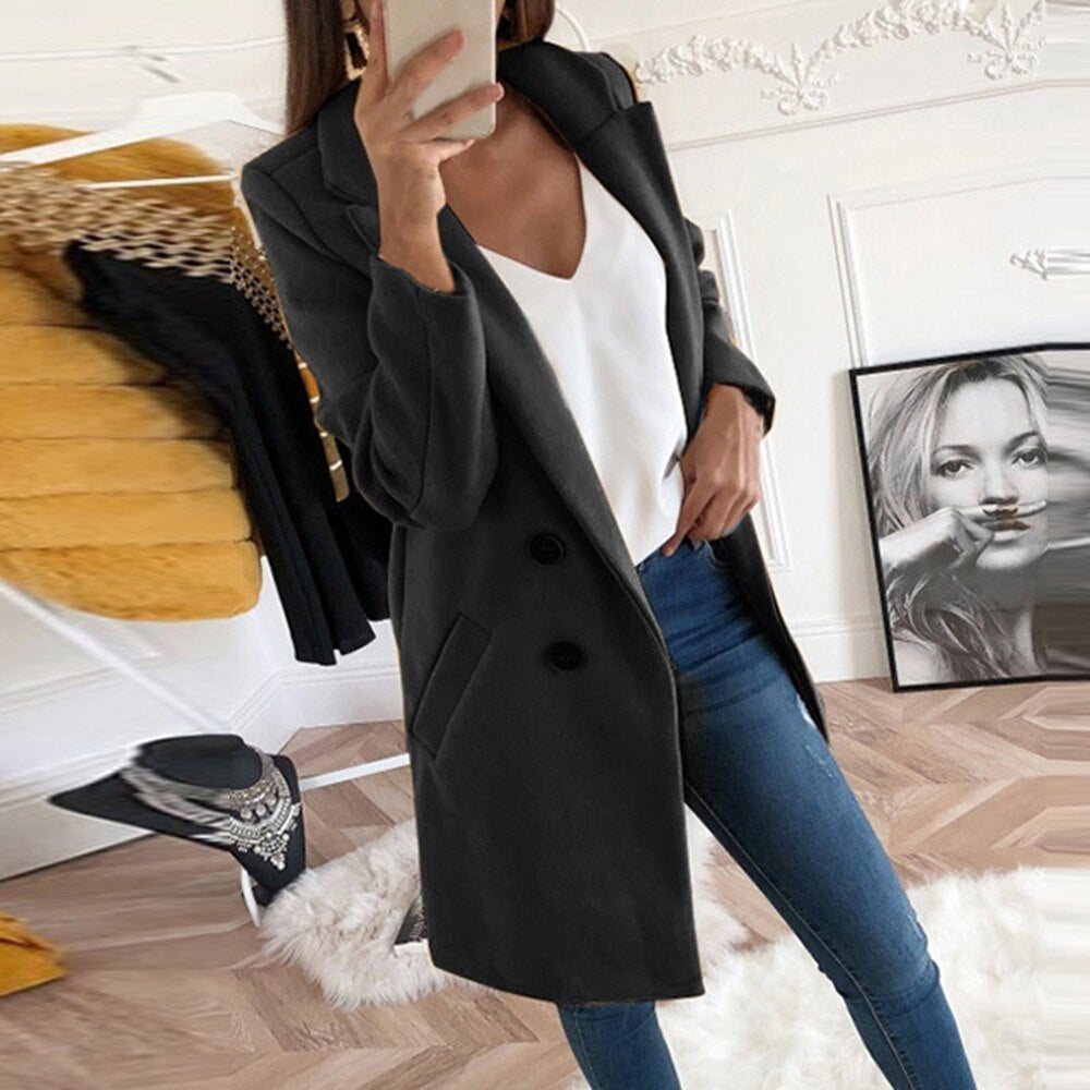 Medium Long Wool Coat photo 2