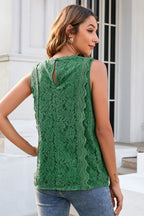 Lace V-neck Tank (12)
