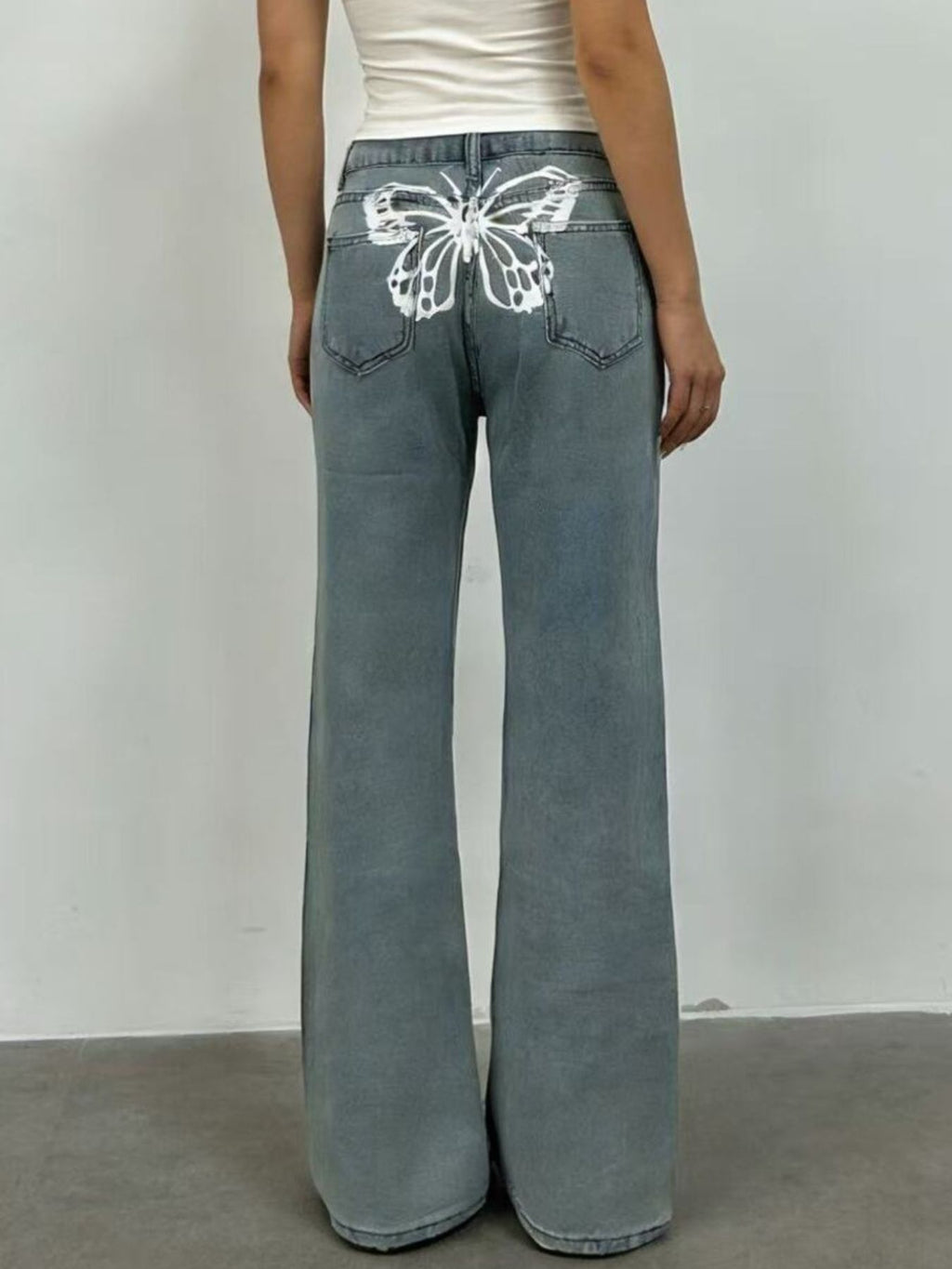Butterfly Back Wide Leg Jeans (9)
