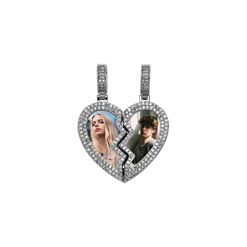 Heart-shaped Multi-part Necklace variant CJLX196666702BY