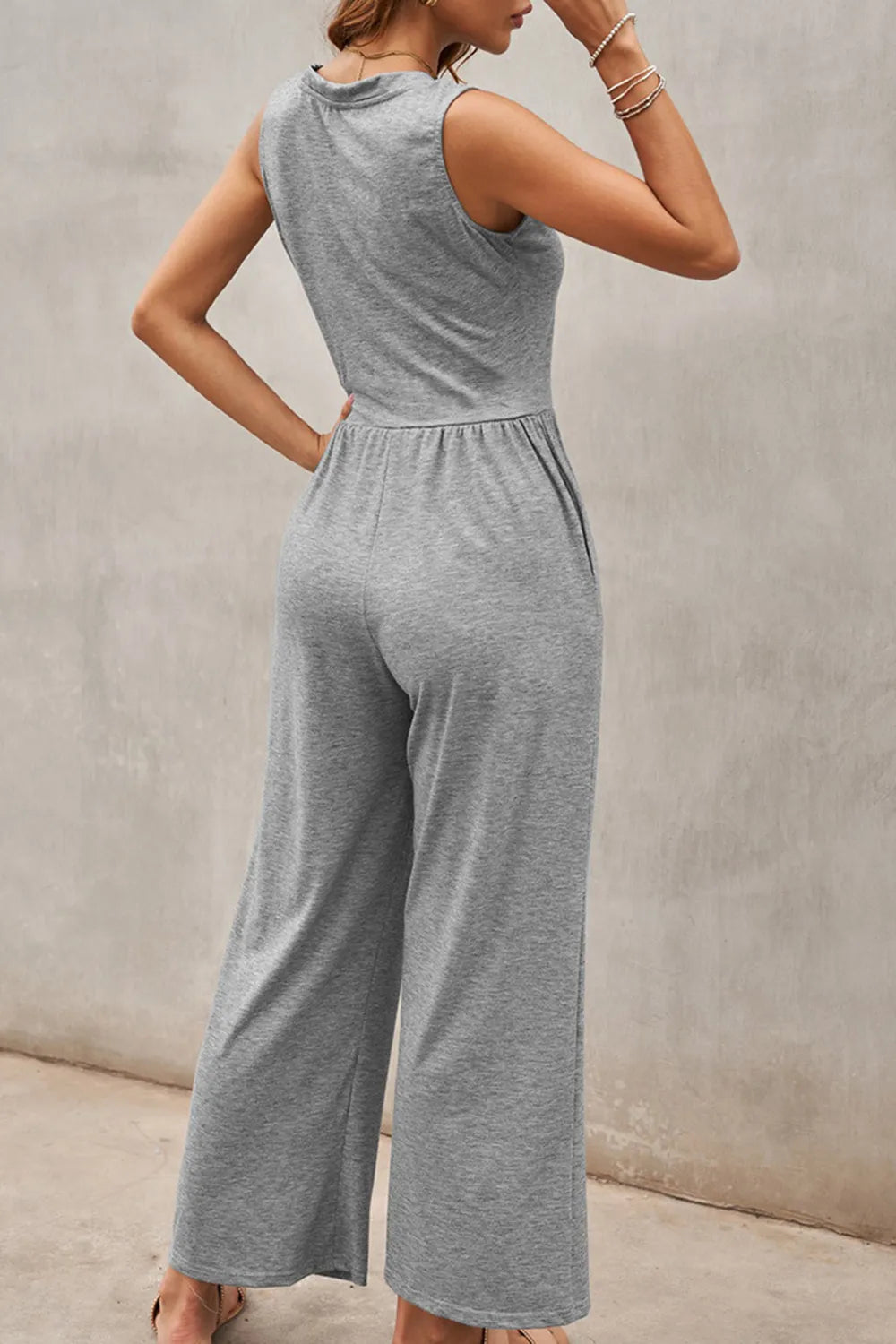 Full Size Scoop Neck Wide Strap Jumpsuit (2)