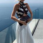 Solid Color Wide-leg Pants photo 2