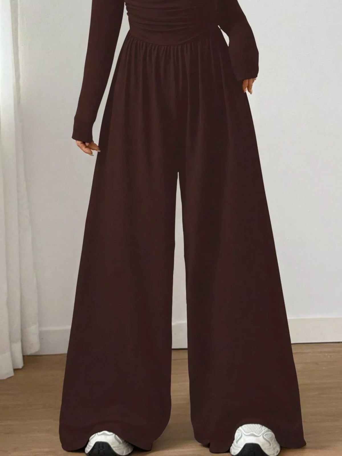 Ruched Square Neck Wide-leg Jumpsuit (15)