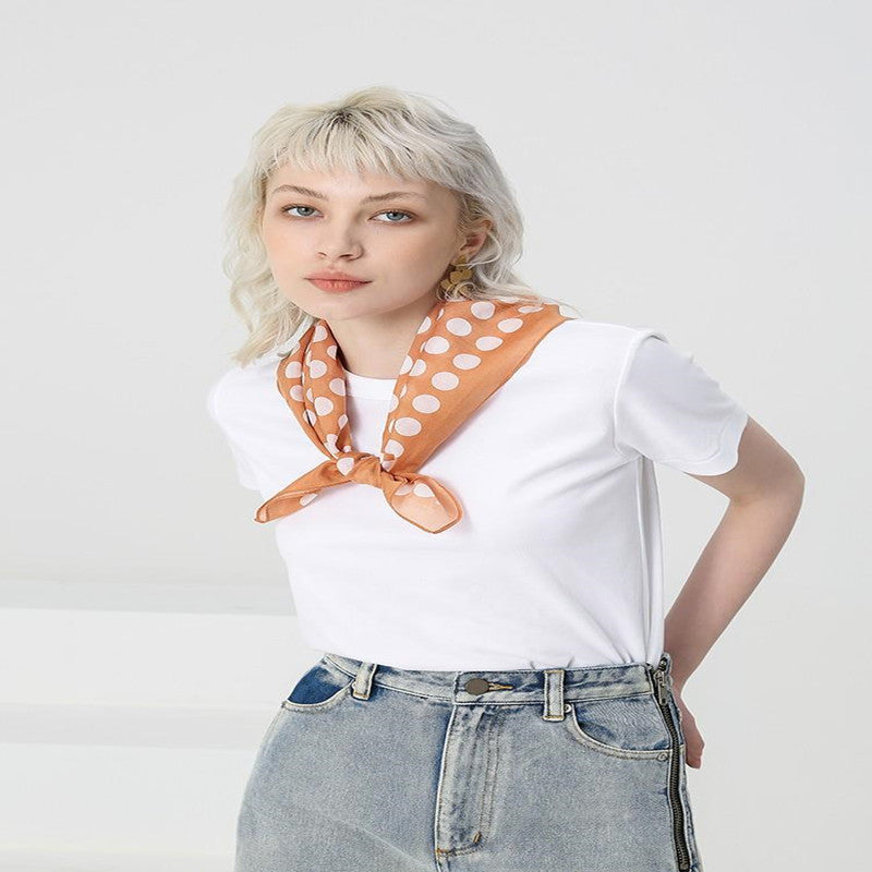 Polka Dot Scarf variant CJNSFSWJ00535-Orange