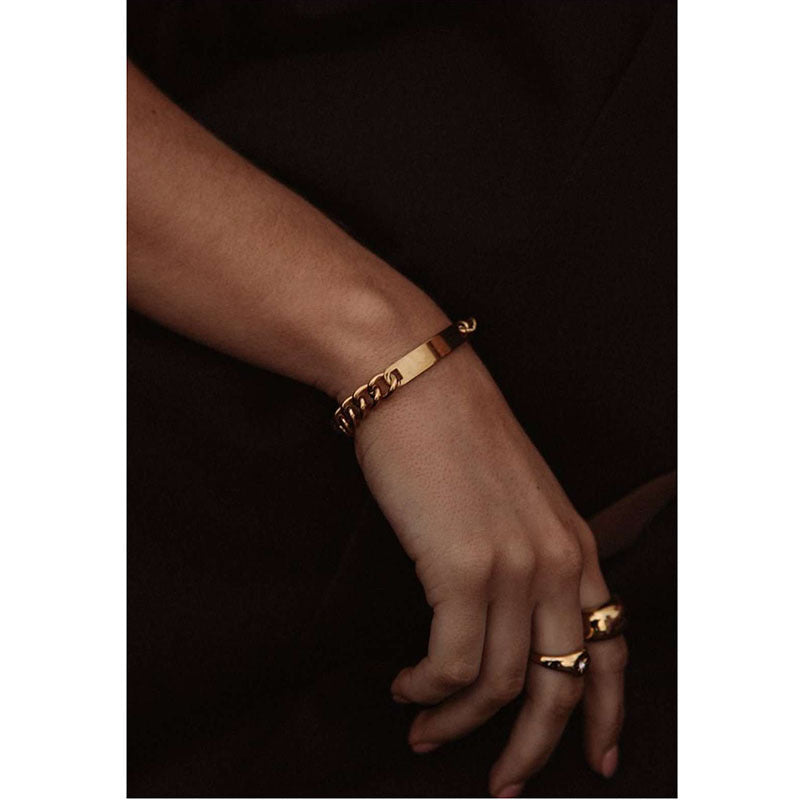 Hip Hop Street Metal Bracelet photo 2