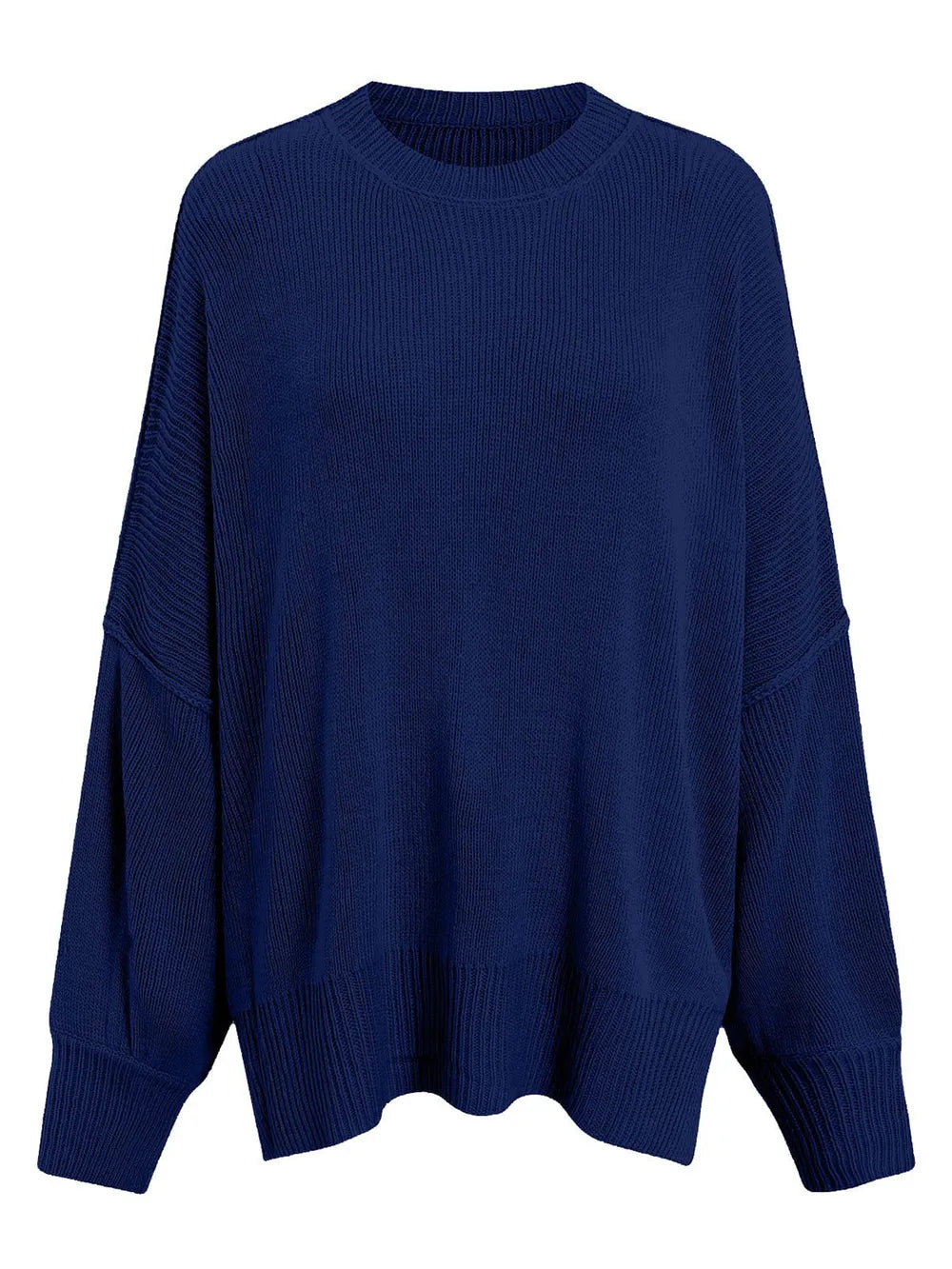 Round Neck Long Sleeve Sweater (2)