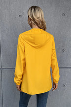 Zip Up Long Sleeve Hooded Watertight Jacket (2)