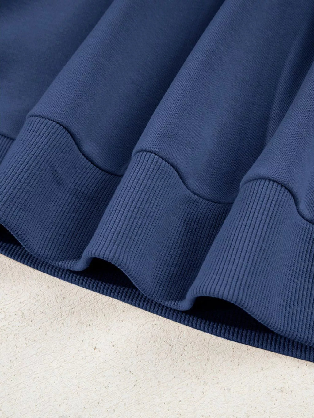 Notched Raglan Sleeve Sweatshirt (5)
