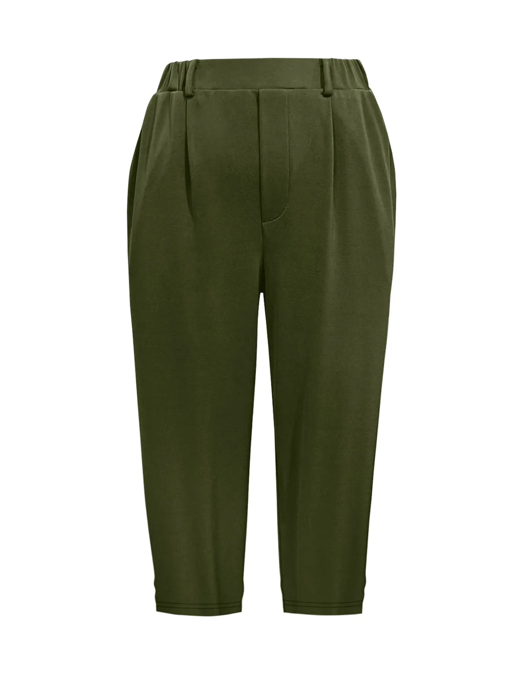 Pleated Detail Pants Pockets (21)