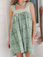 Floral Print Tie Shoulder Summer Dress (21)