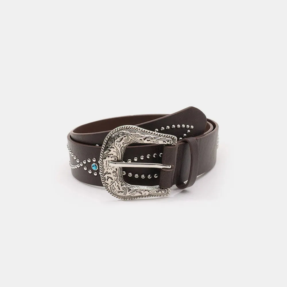 Pu Leather Rhinestone Belt (11)