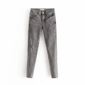Brushed Skinny Jeans variant CJNSXZNZ00740-Grey-XS|CJNSXZNZ00740-Grey-L|CJNSXZNZ00740-Grey-S|CJNSXZNZ00740-Grey-M