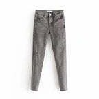 Brushed Skinny Jeans variant CJNSXZNZ00740-Grey-XS|CJNSXZNZ00740-Grey-L|CJNSXZNZ00740-Grey-S|CJNSXZNZ00740-Grey-M