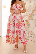 Cutout Printed Sleeveless Midi Cami Dress (15)