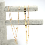 Copper Sequin Anklet photo 2