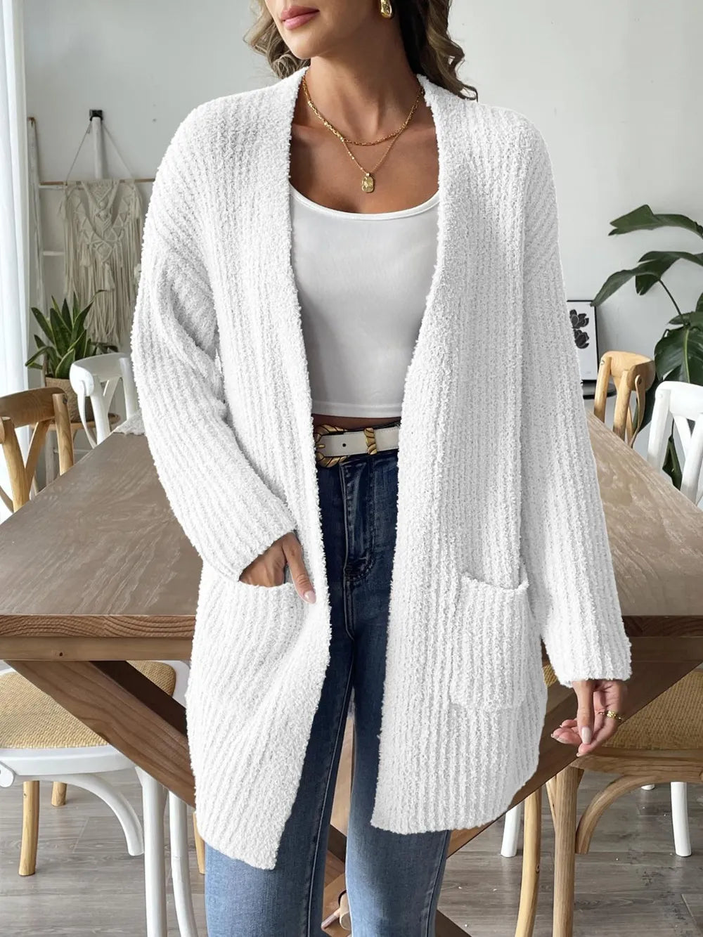 Open Front Long Sleeve Cardigan (6)