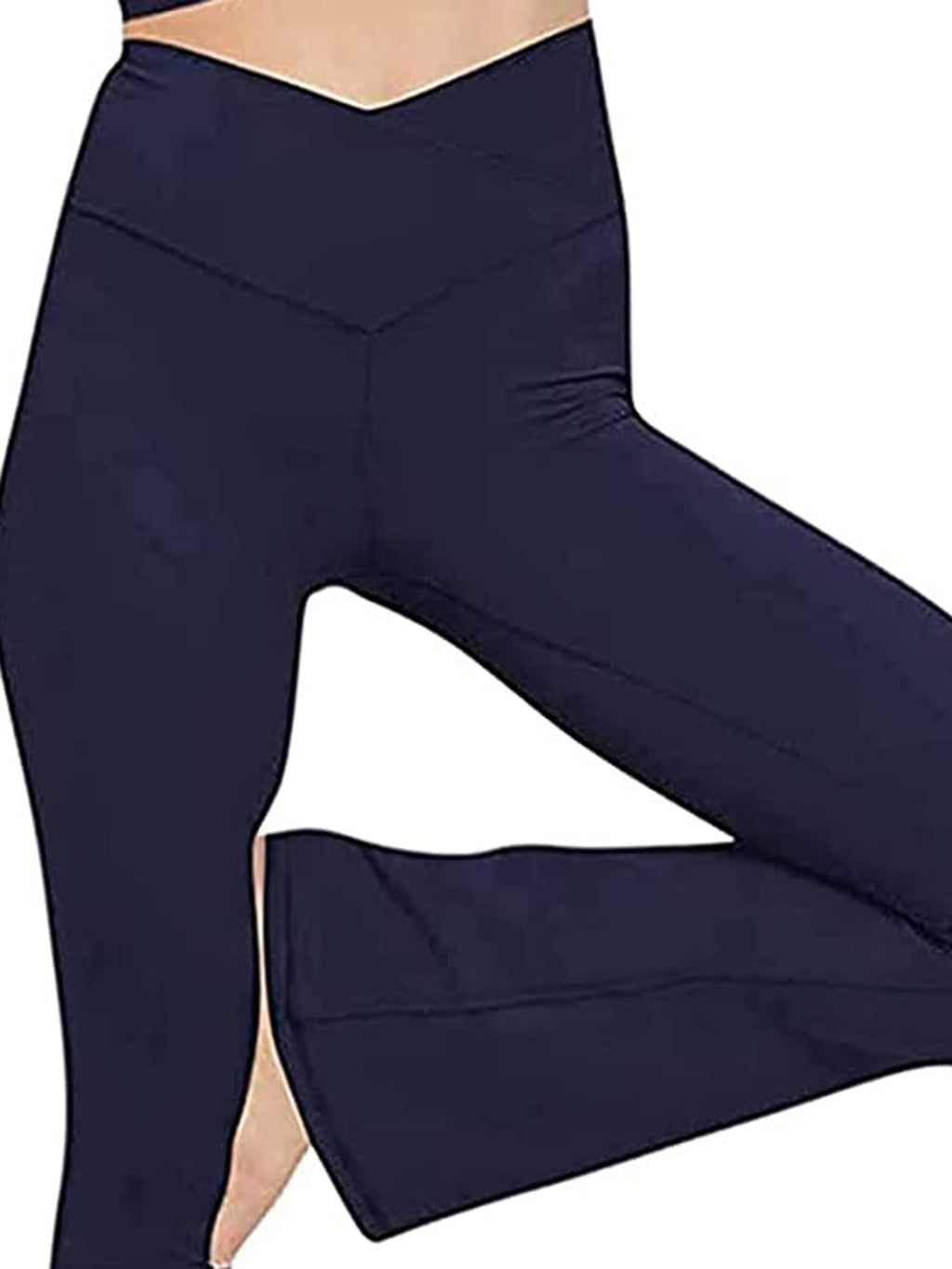 V-waist Bootcut Long Pants (35)