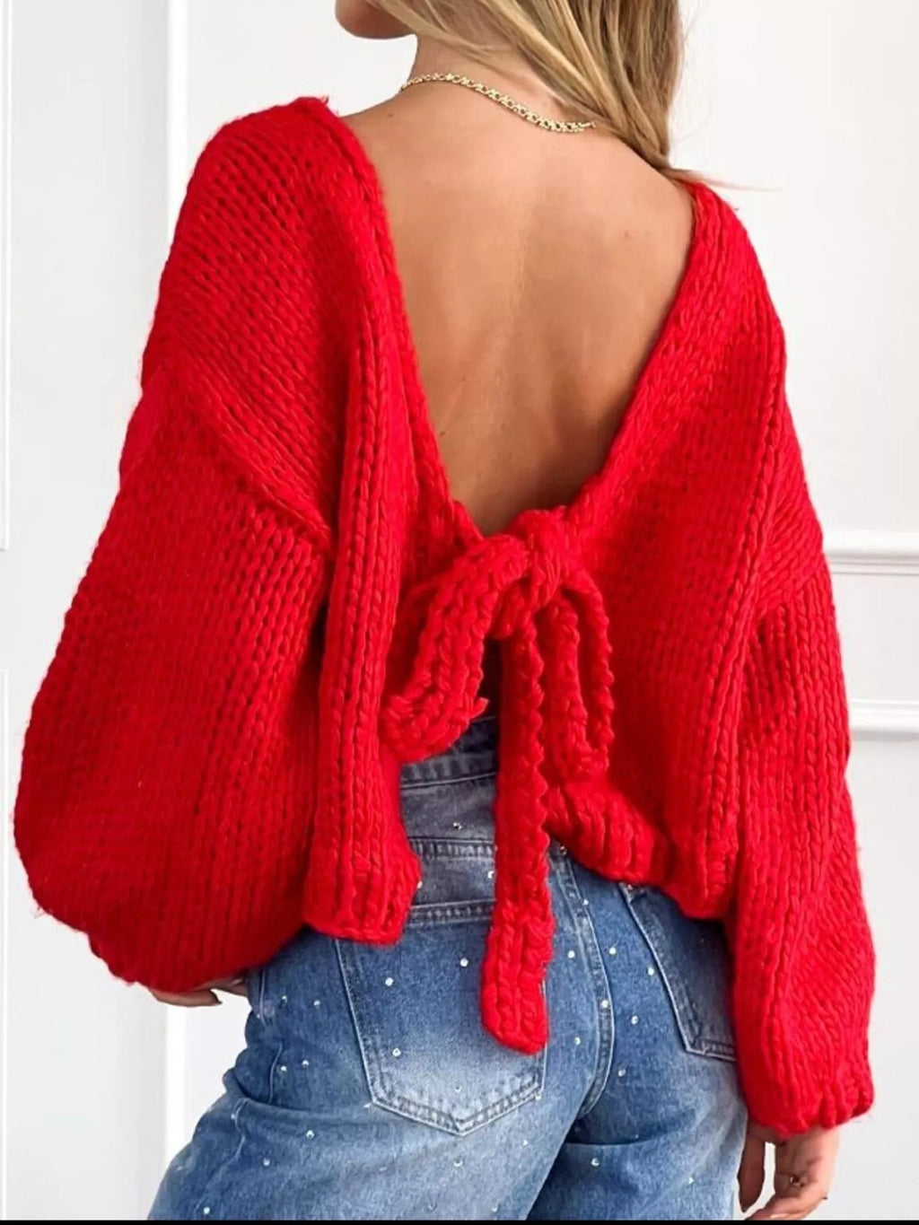 Chunky Knit Tie-front Cardigan (5)