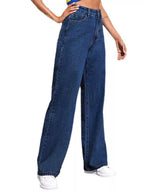 Full Size High-waisted Wide-leg Jeans Plus (4)