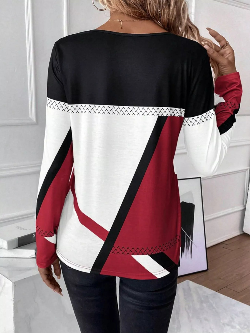 Block Long Sleeve T-shirt (9)