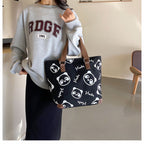 Cute Panda Canvas Bag Cartoon Casual Shoulder photo 18