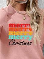 Merry Graphic Long Sleeve Sweatshirt (5)