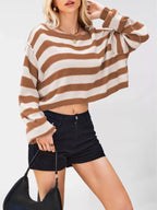Striped Dropped Shoulder Sweater (12)