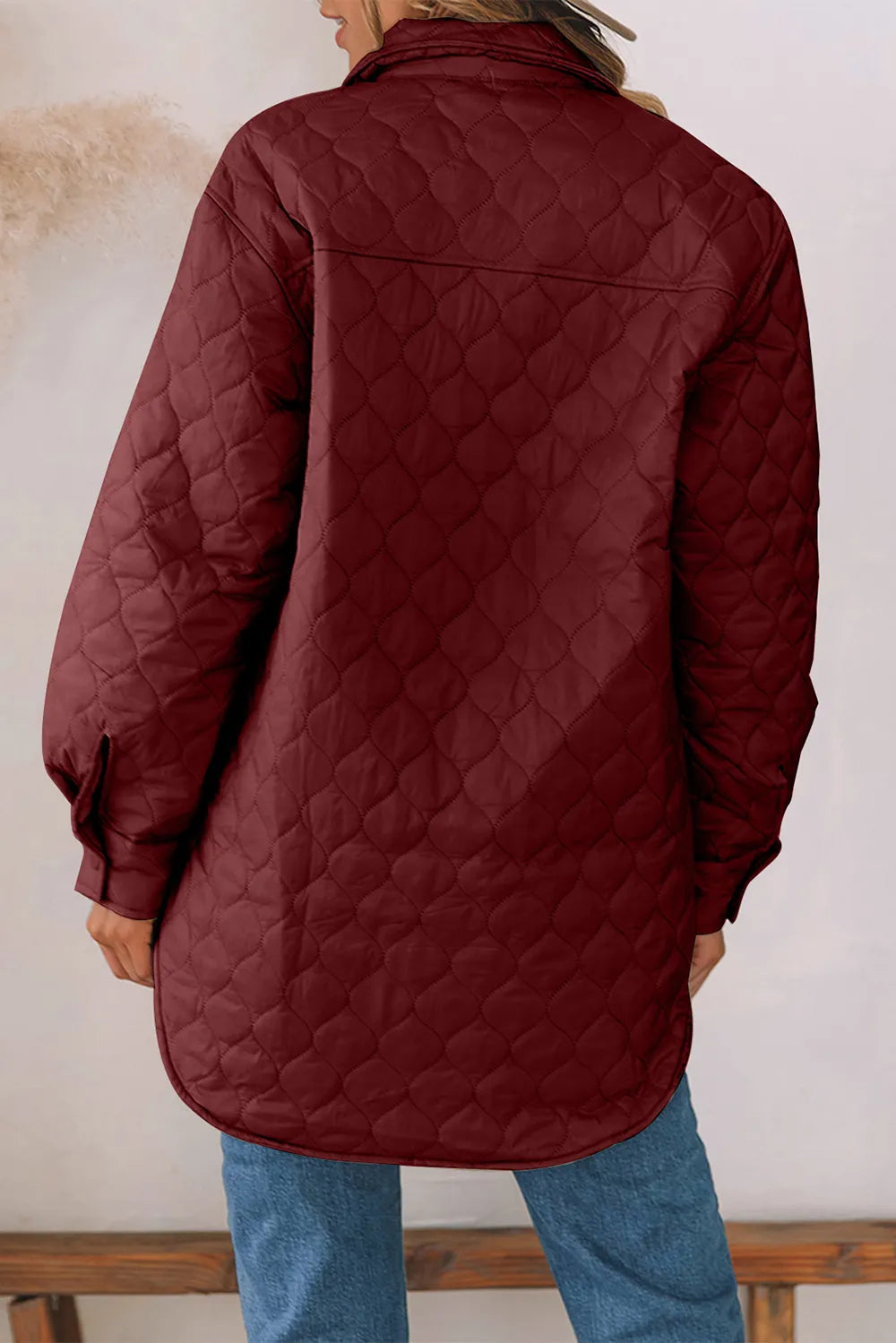 Snap Down Collared Winter Coat (21)
