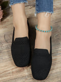 Square Toe Flat Slip-ons (7)