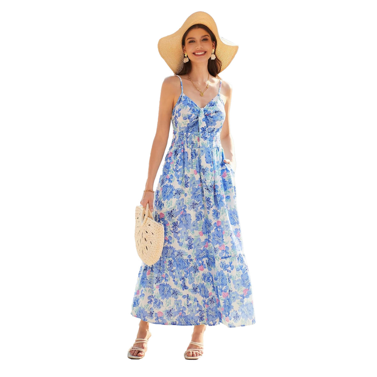 Bohemian Print Slip Dress Vacation variant CJLY231117606FU|CJLY231117607GT|CJLY231117608HS|CJLY231117609IR|CJLY231117610JQ