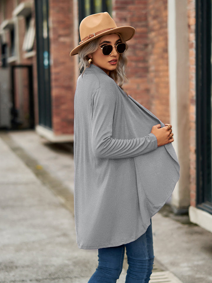 Open Front Long Sleeve Cardigan (11)