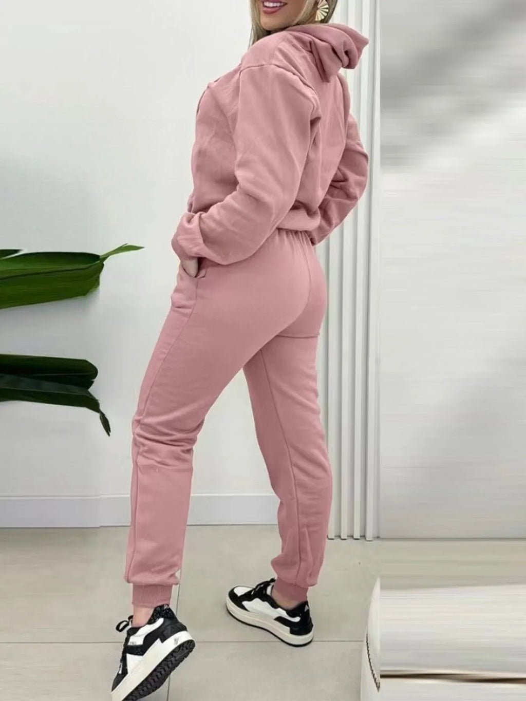 Long Sleeve Hoodie Joggers Set (2)