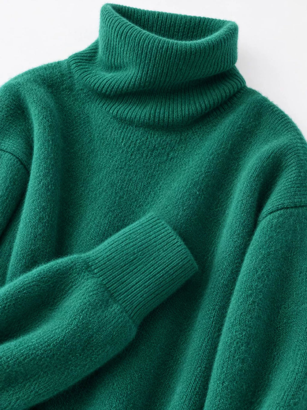 Turtleneck Dropped Shoulder Sweater (49)