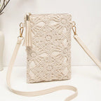 Casual Straw Woven Beach Hollow-out Shoulder Bag photo 3