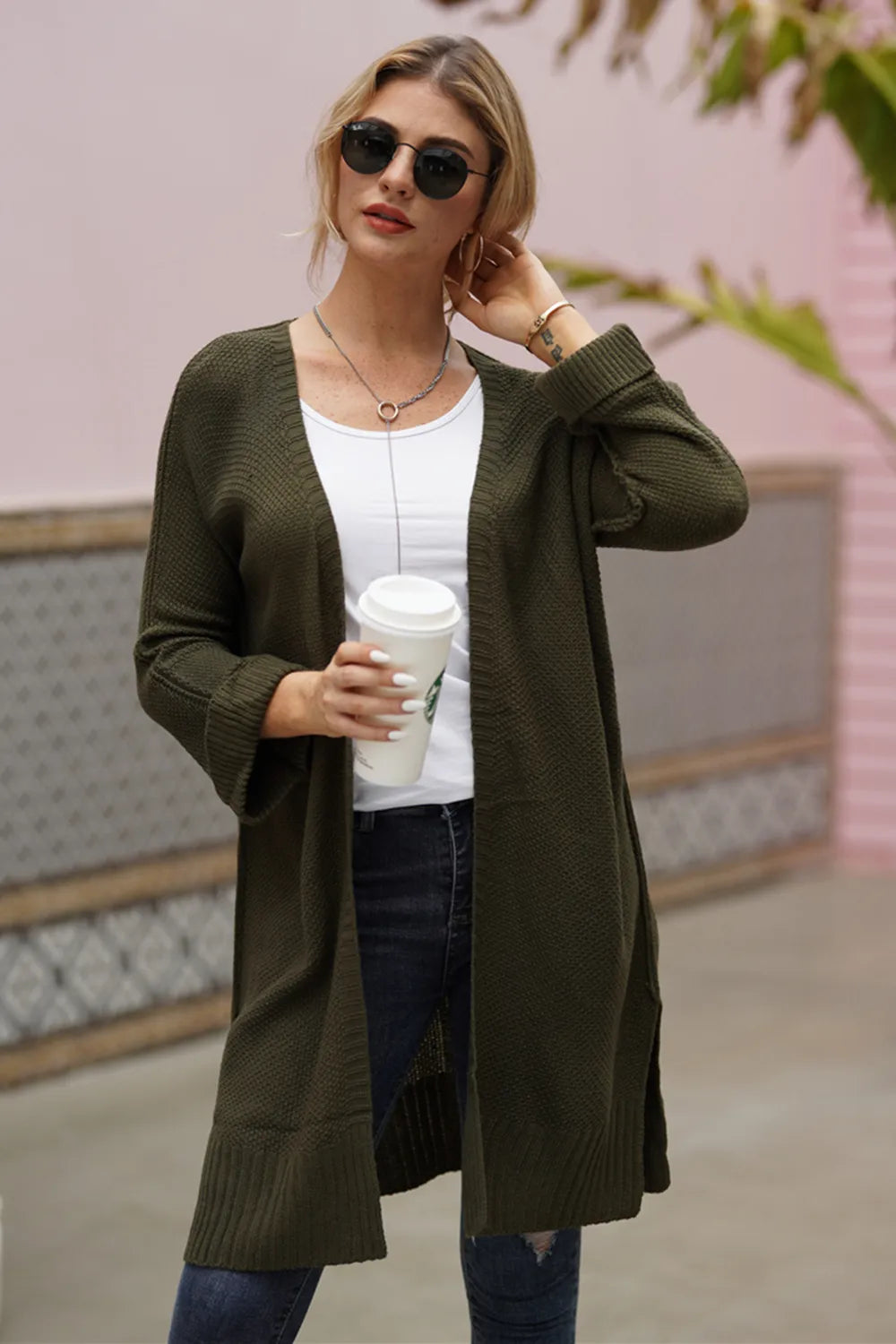 Open Front Long Sleeve Cardigan (19)