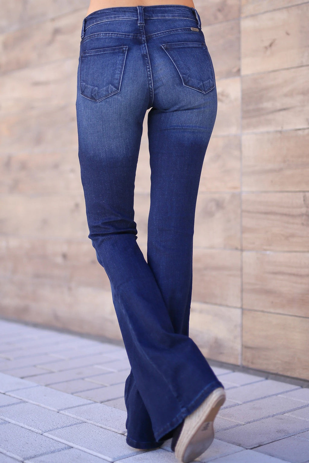 Mid-rise Trousers Bootcut Jeans photo 3