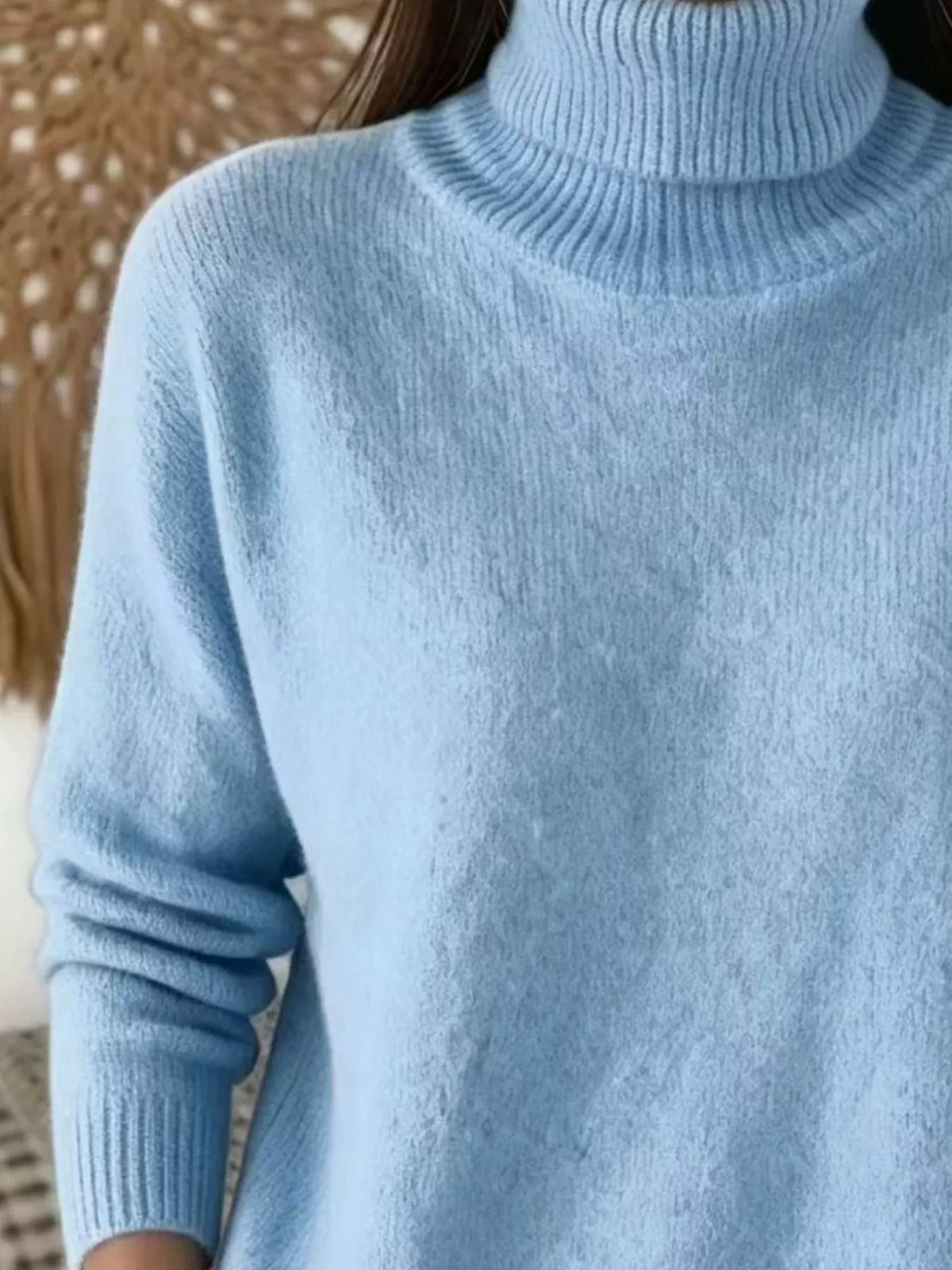 Turtleneck Long Sleeve Sweater (12)