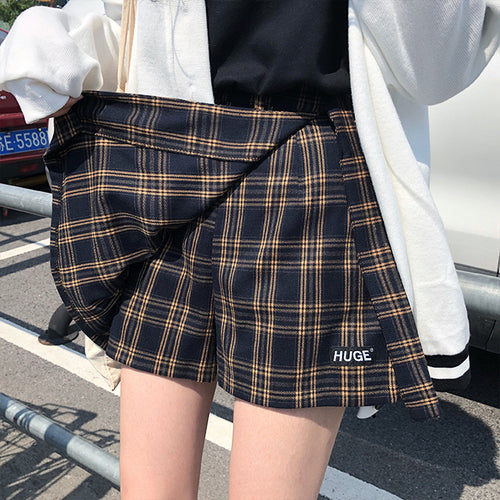 A-line Skirt Shorts variant CJNSXZQZ00580-Coffee-S|CJNSXZQZ00580-Coffee-L|CJNSXZQZ00580-Coffee-M