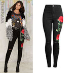 3d Embroidery Skinny Jeans photo 2