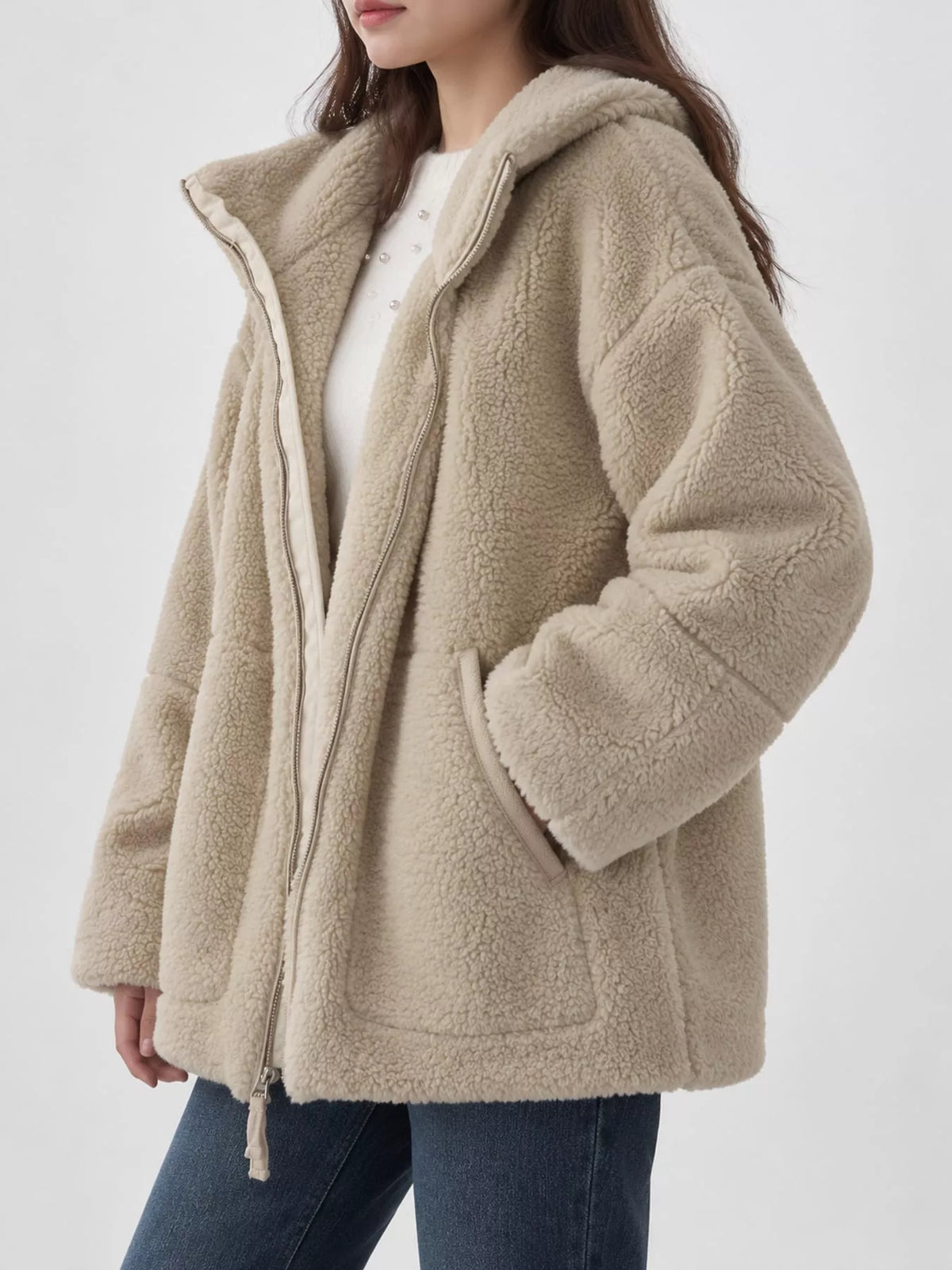 Sherpa Zip-up Outerwear (9)